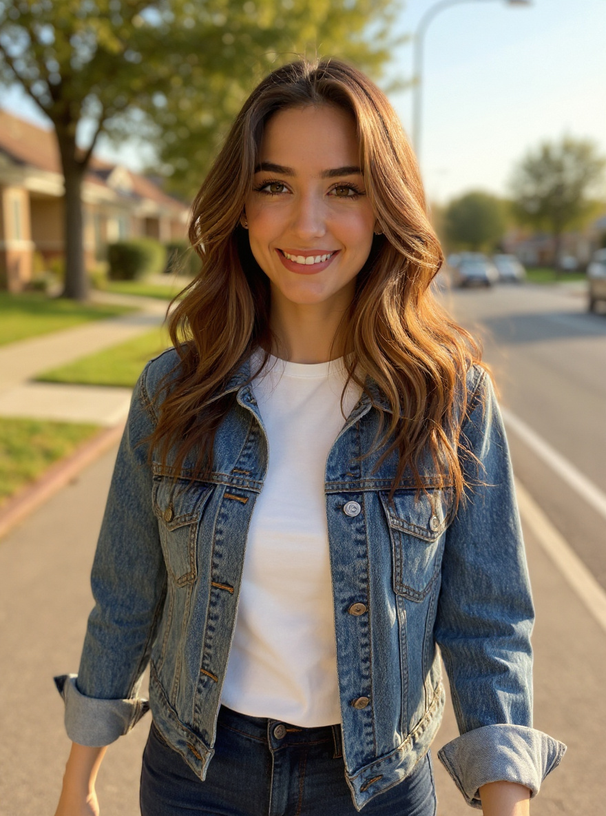 Sloane walking outdoors